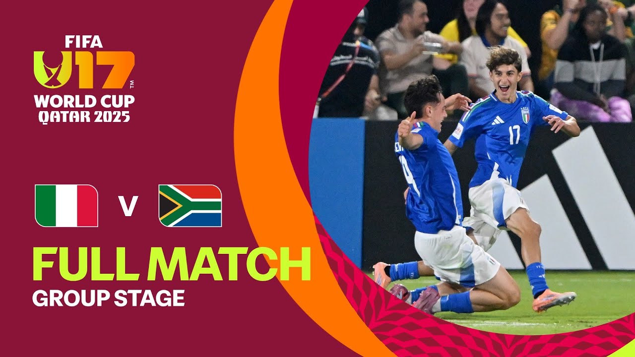 Full Match: Italy v South Africa | FIFA U-17 World Cup Qatar 2025 ...