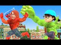 NickHulk vs Jake Crush Doll Squid Game - Scary Teacher 3D Troll Giant Chucky vs Huggy Wuggy Funny