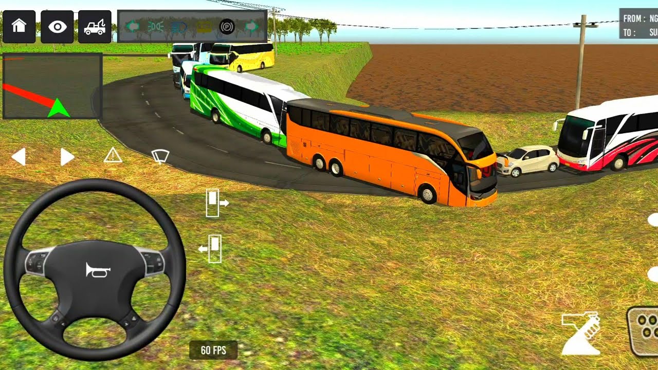 Euro coach bus simulator 🚌😍 newcoach bus simulator part- 1 Androidgameplay