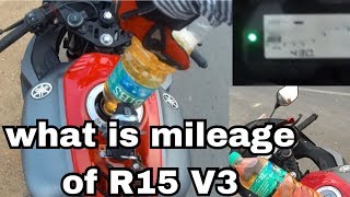 What Is Mileage Of R15 V3  Mileage Test R15 V3 India