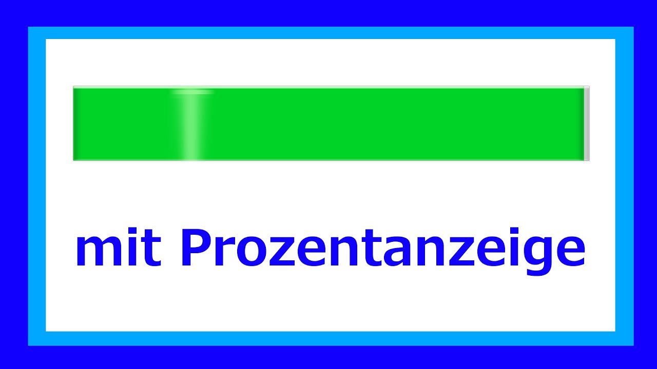 VB.NET ProgressBar mit Prozentanzeige [HowTo #020] - YouTube