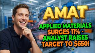 Applied Materials Surges 11% - Analyst Raises Target to $650! AMAT Stock Analysis