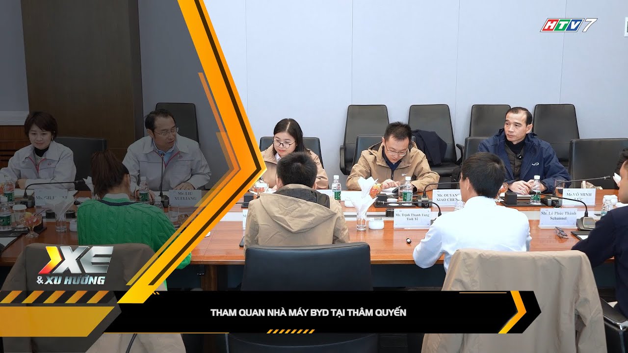 Outline Video Phóng sự: Tham quan nhà máy BYD tại TP. Thâm Quyến & tìm hiểu mô hình trạm sạc của EV Power tại TQ