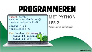 ICT-meester: Programmeren met Python - les 2