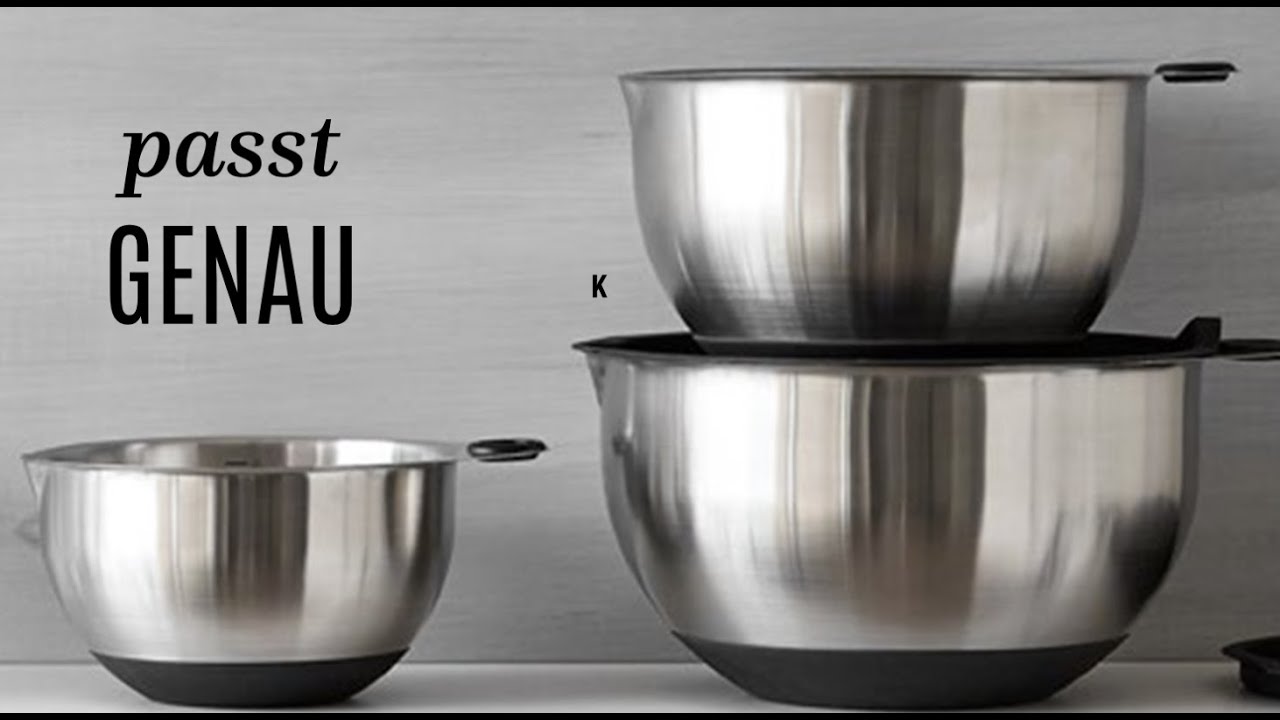 Kochshow von Pampered Chef®, Erklärung Edelstahl Rührschüsselset, Teil 6/7