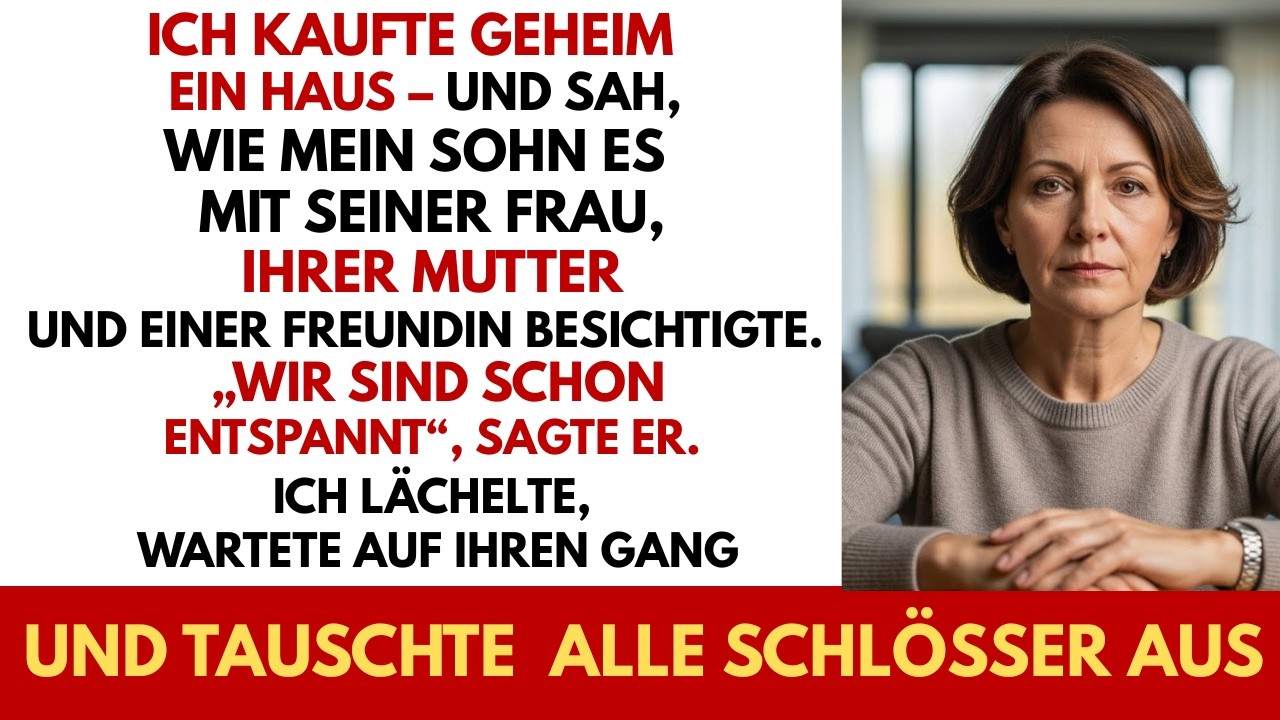 Ich kaufte heimlich ein Haus   und entdeckte dass mein Sohn plante  es für seine Familie zu nutzen