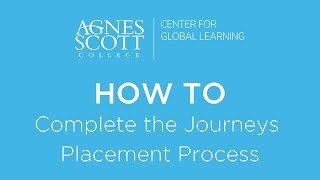 Journeys Placement Process