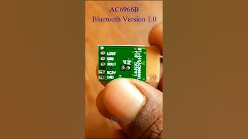 AC6966B Bluetooth old chip New version Bluetooth updated