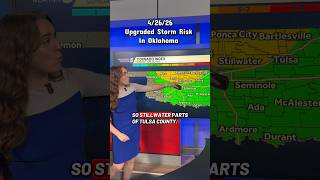 There is an upgrade to the conditional risk for storms in Oklahoma today. #okwx