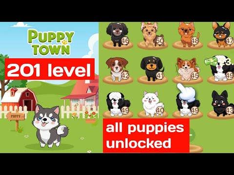 Look At All The Puppies Max Level Of Puppy Town Game And Last Puppy