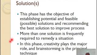 TQM, Ch 5, Problem Solving Methods