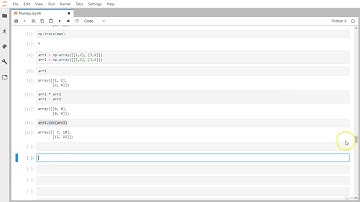 Linear algebra with NumPy