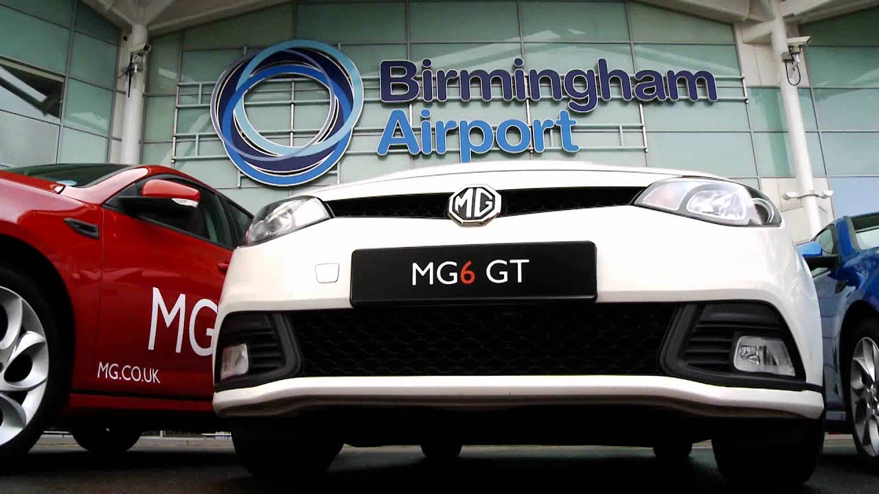 MG partners up with Birmingham Airport - YouTube