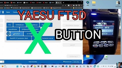 YAESU FT5D -OPENSPOT 3 -X BUTTON on Rdaio