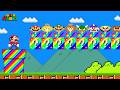 Super Mario Bros But There Are MORE Rainbow Custom Flower All Characters Super Mario Bros But There Are MORE Rainbow Custom Flower All Characters