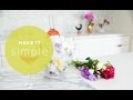 Make it simple diy floral ice cubes