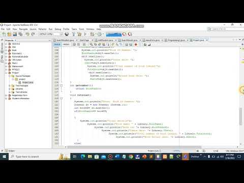LIBRARY MANAGEMENT SYSTEM in Java