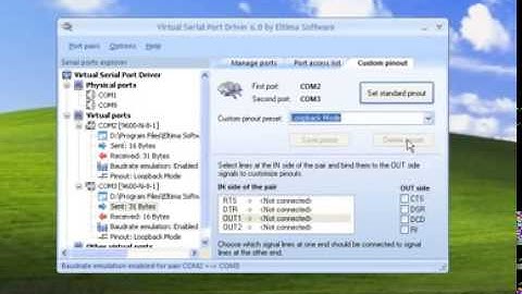 How to create virtual serial port