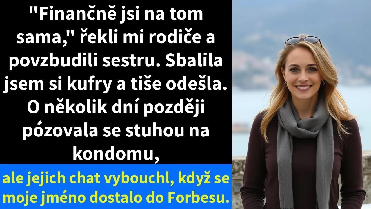 Seděla jsem v kanceláři, kterou mi záviděli největší hráči v oboru, když se otevřely dveře a ucítila jsem její parfém – vanilku a vinu. Moje matka, která mě před lety nechala finančně na...