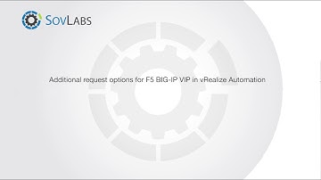 SovLabs F5 BIG-IP module for VMware