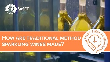 How are traditional method sparkling wines made?