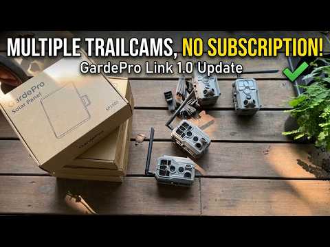 Multiple TrailCams, no Subscription - GardePro Link 1.0 Update