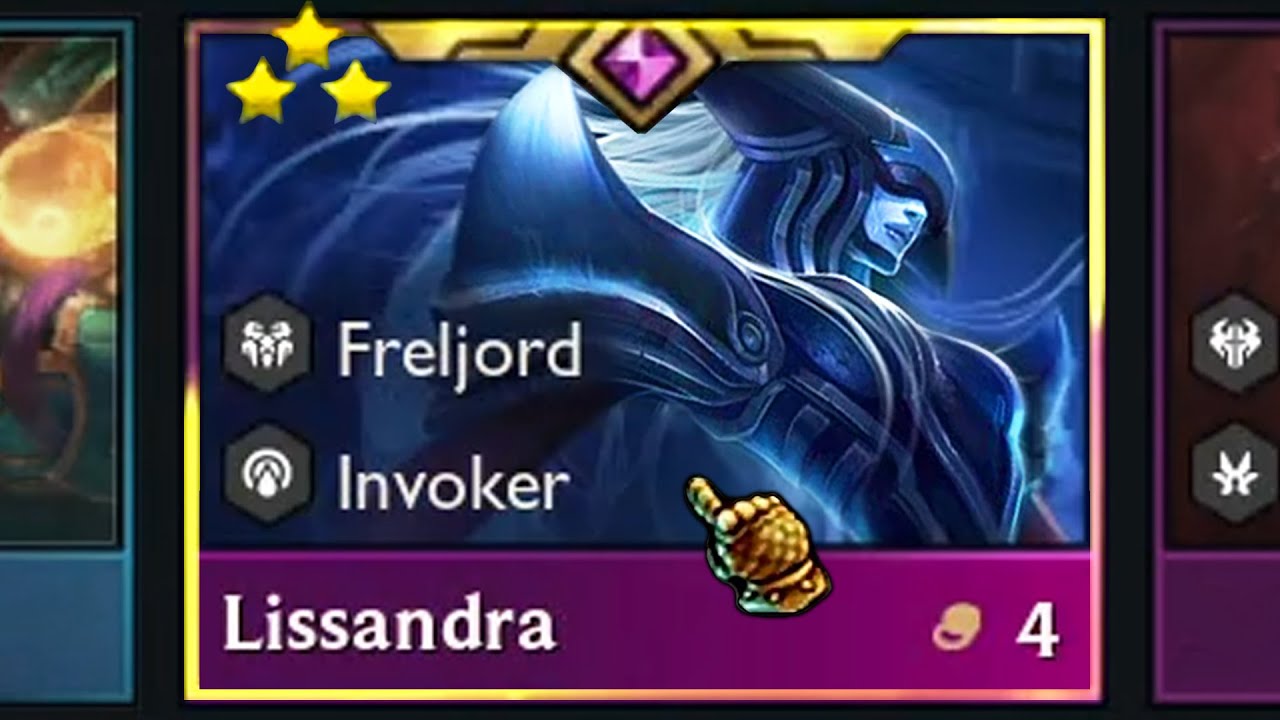 3 Star Lissandra 7 Freljord 4 Invoker ⭐⭐⭐ THE COLDEST QUEEN