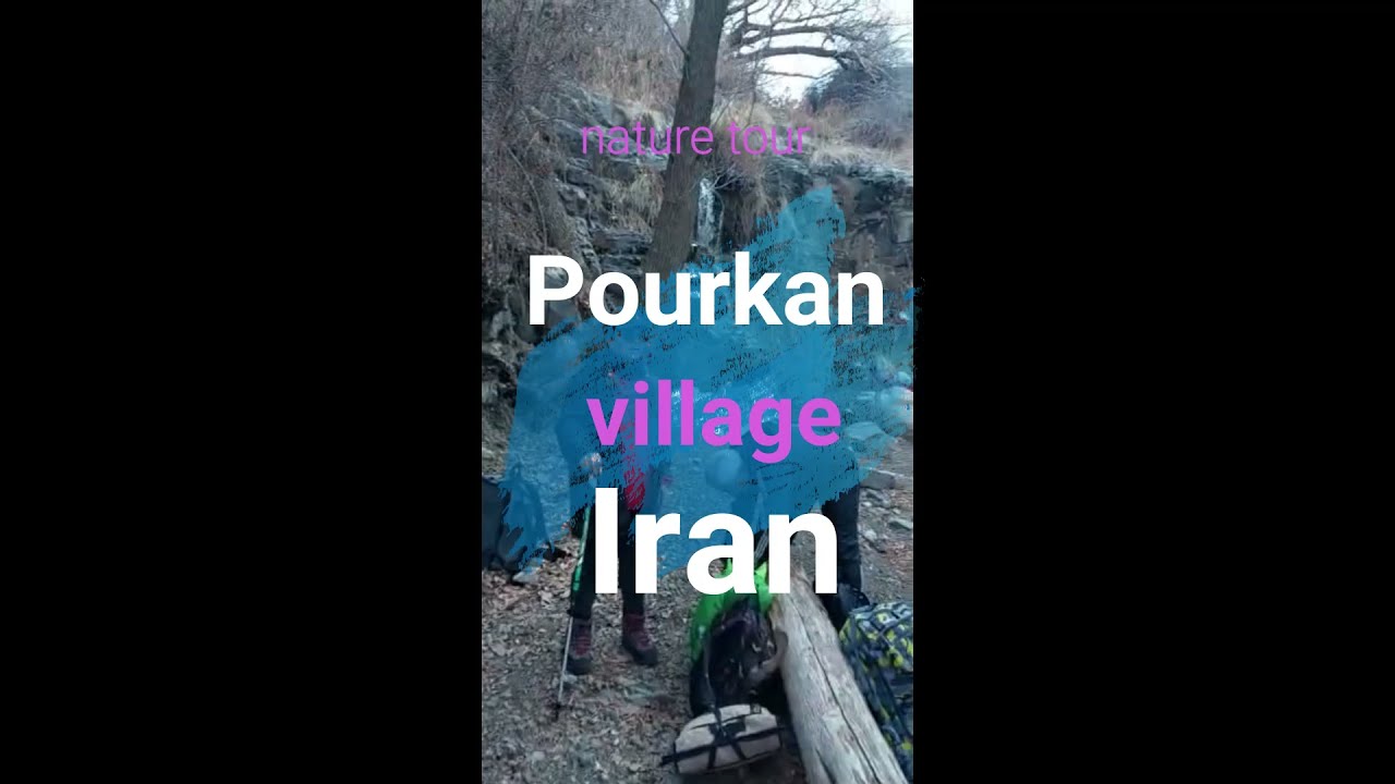 nature of Pourkan in Iran, Frozen waterfall 