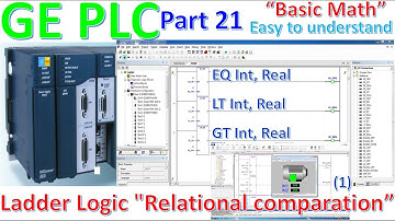Proficy Machine Edition software connect with PLC GE about "Relational Comparation"