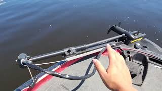 In water testing of the Minn Kota Edge Trolling Motor!