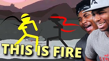 Why are They Fighing this HARD | Stick Figure Battle Collab