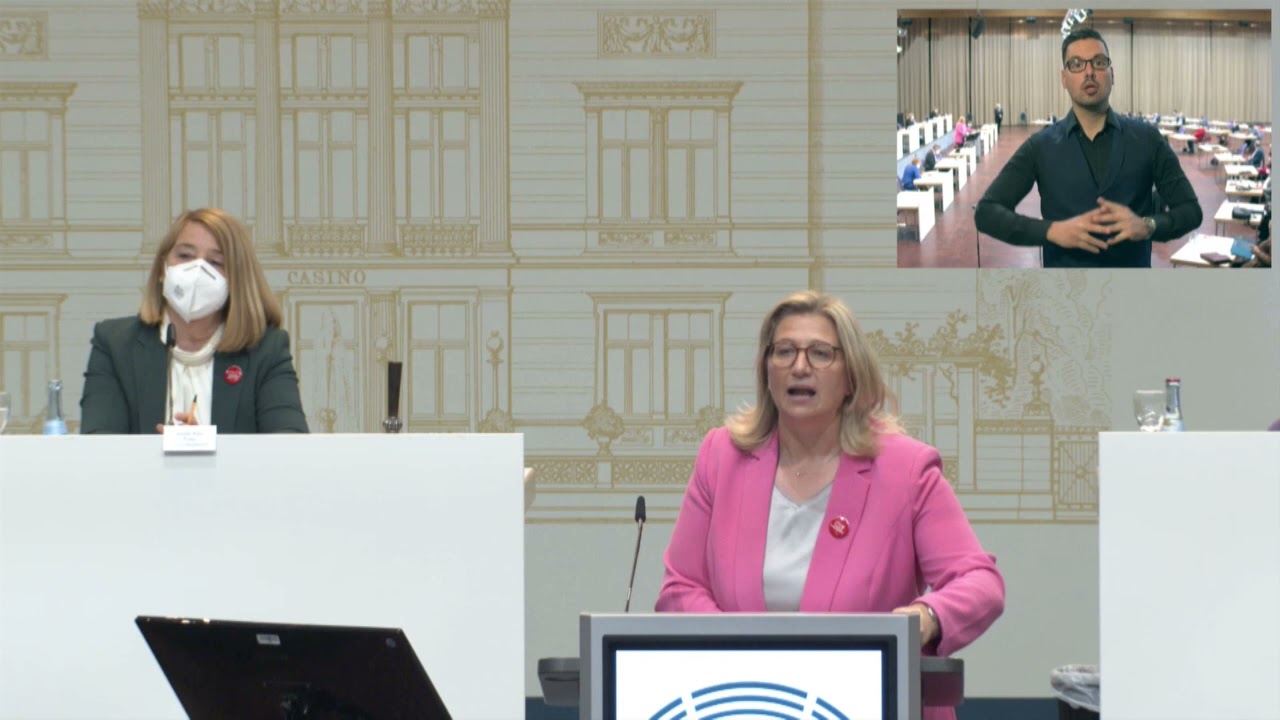 Anke Rehlinger SPD TOP1 54. Landtagssitzung 16. WP 12.05.2021