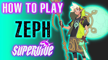 SUPERVIVE Zeph Guide for Beginners! Heals, Abilities, & Builds Explained