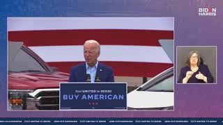 Joe Biden speaks on his Made In America Plan in Michigan | Joe Biden For President 2020 Net Worth