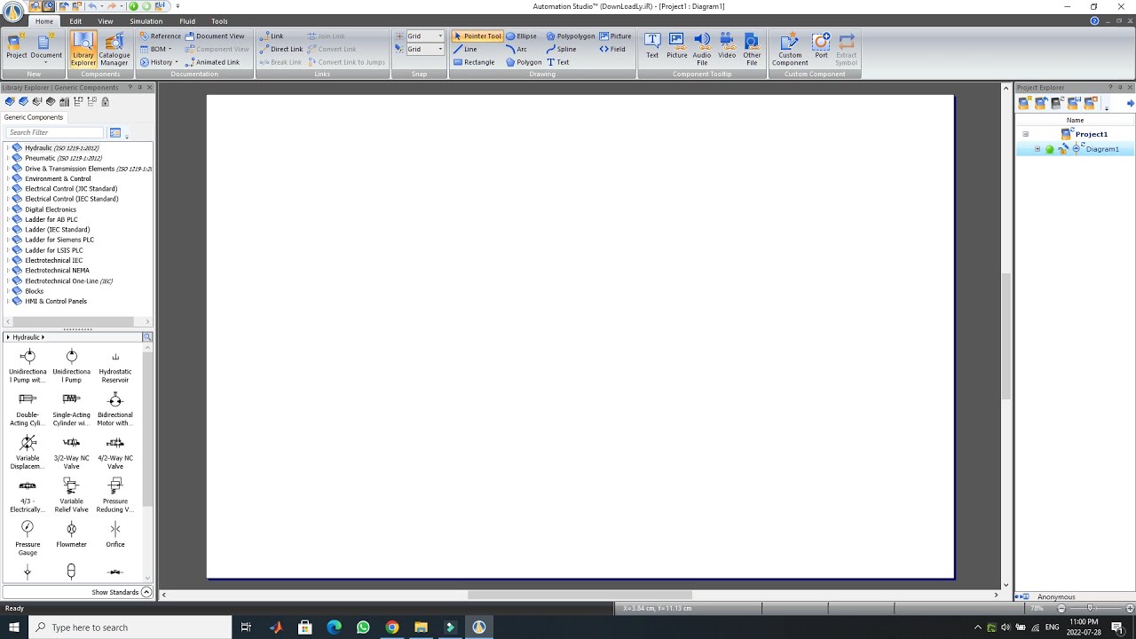 simulating two documents in automation studio