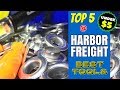 TOP 5 BEST HARBOR FREIGHT TOOLS!! (UNDER $5)