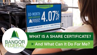 What is a Share Certificate? | Making Cents - Bangor Federal Credit Union