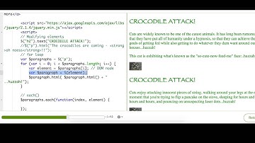 Looping through jQuery collections | Computer Programming | Khan Academy