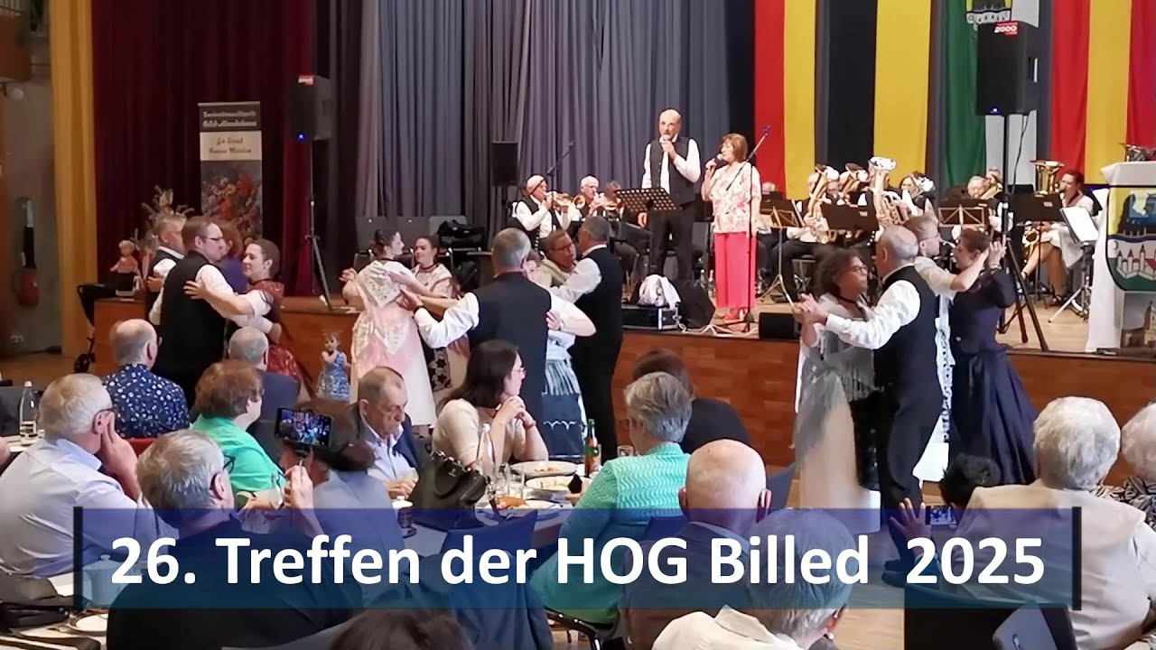 Tanzgruppe der Banater Schwaben Karlsruhe beim Billeder Treffen 2025