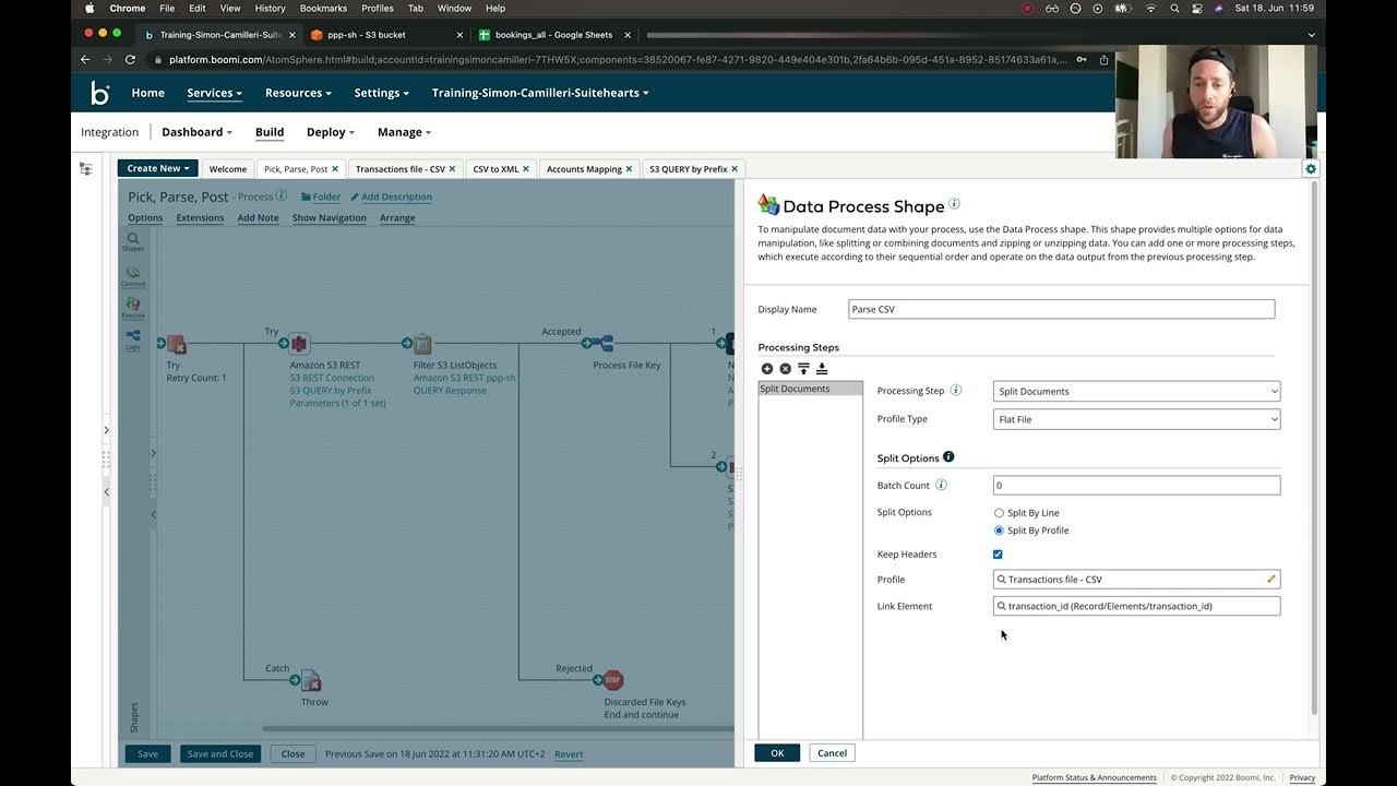 Boomi Netsuite Connector Custom Process Demo and Review YouTube