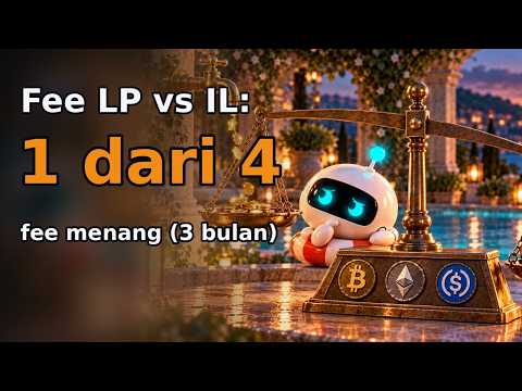 Fee LP vs Impermanent Loss: Siapa yang Menang? Kami Uji 3 Tahun Harga ETH
