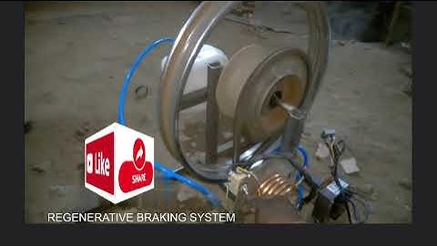 REGENERATIVE BRAKING SYSTEM MECHANISM MECHANICAL PROJECTS