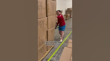 Unloading a container