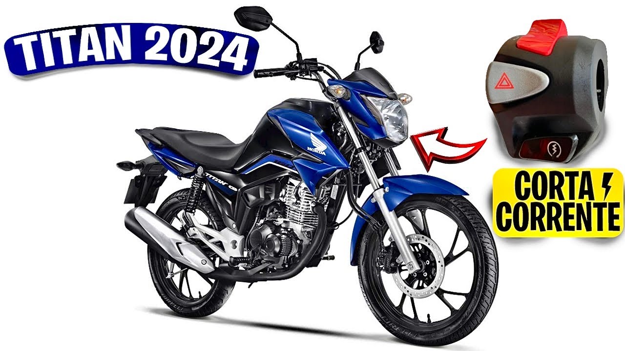 COMO DESENHAR UMA MOTO - NOVA TITAN 160 2024 