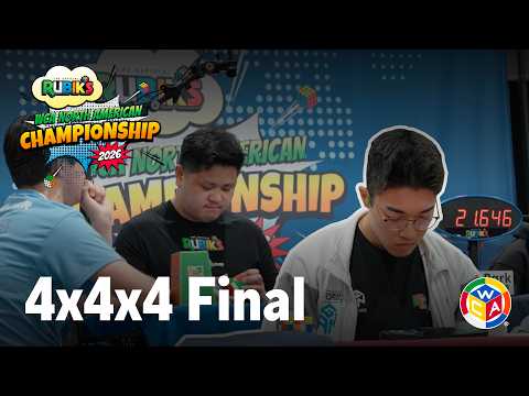 Clutch Solving on the Biggest Stage | Rubik's WCA North American Championship 2026 4x4 Final