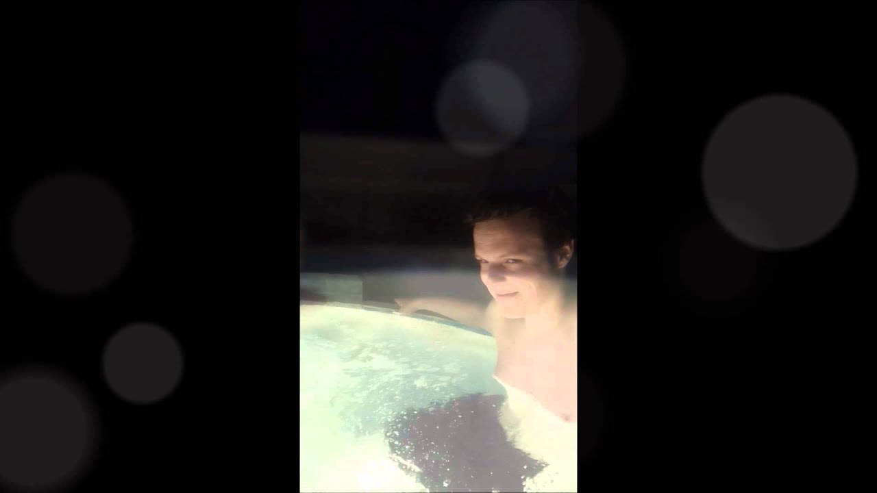 Relaxing in the Hot Tub....