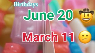 The Best Birthdays VS The Worst Birthdays