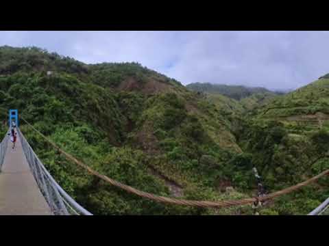 "The Thrill of Buscalan Hanging Bridge | 360° Experience" #insta360 #360 #360video