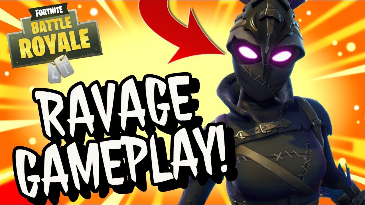 RAVAGE Skin Gameplay! In Fortnite Battle Royale