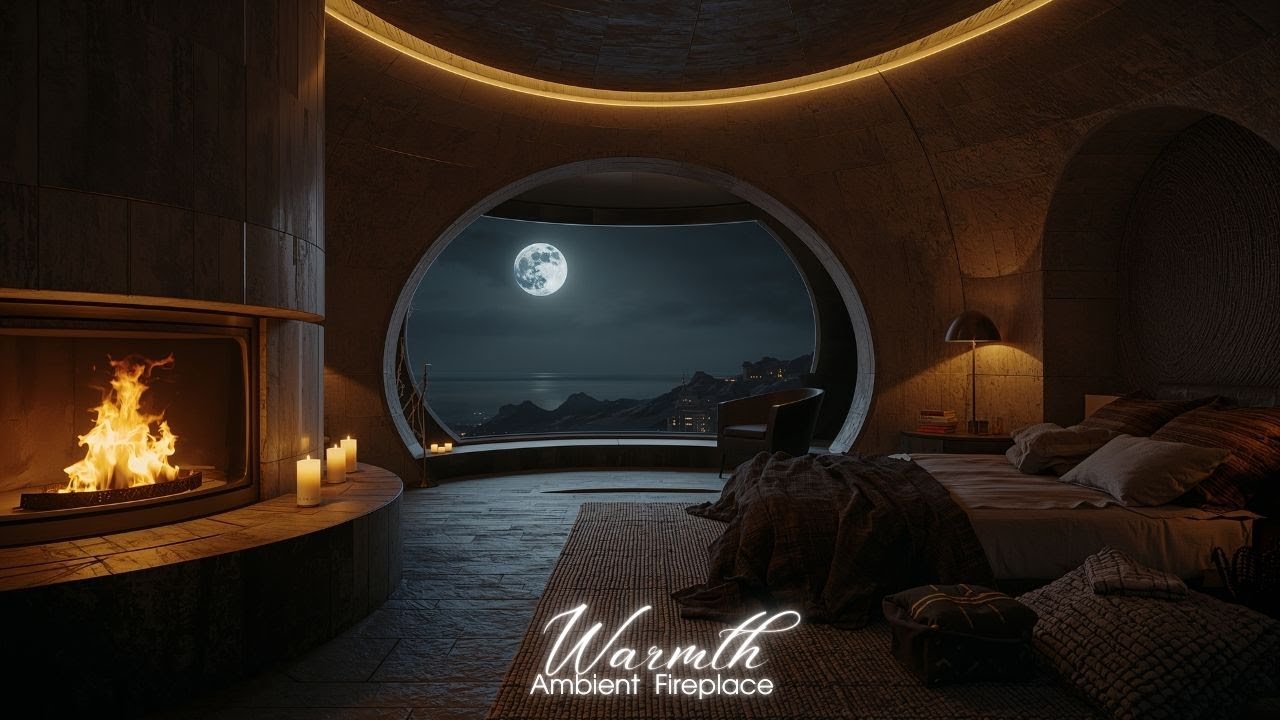 Cozy Fireplace Sounds LIVE 24/7 🔥 | Crackling Fire for Deep Sleep, Relaxation & Calm Nights